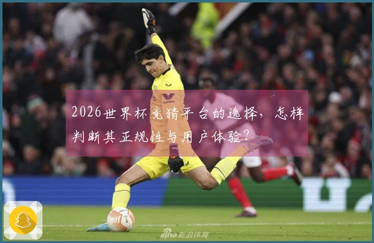 2026世界杯竞猜平台的选择，怎样判断其正规性与用户体验？